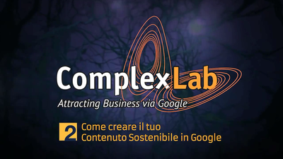 ComplexLab Academy: COME CREARE il Tuo Contenuto Sostenibile in ComplexLab